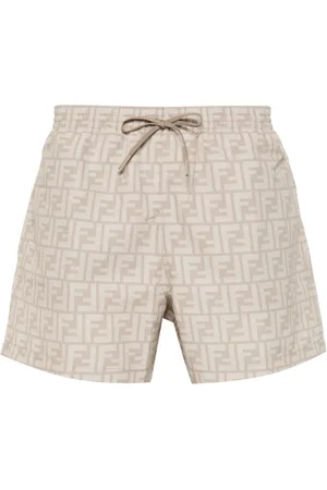 Fendi Shorts de playa con estampado FF