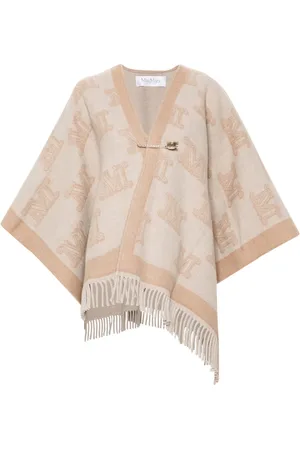 Max Mara Poncho con monograma