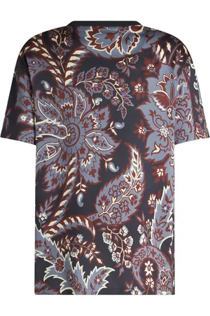 Etro Playera con estampado de cachemira
