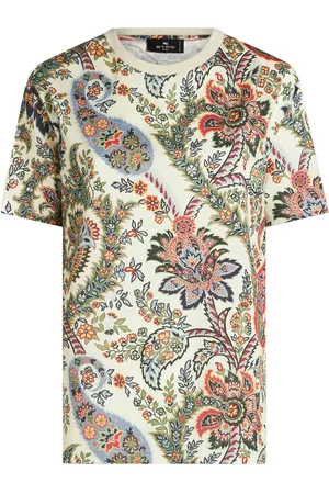 Etro Playera con estampado de cachemira