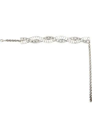 Alessandra Rich Gargantilla con detalles de cristal