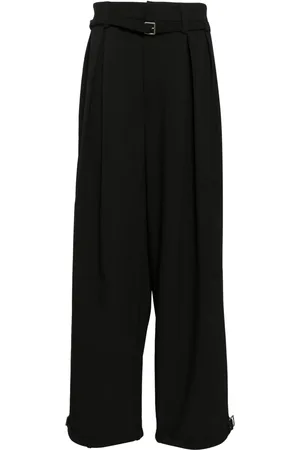 SONGZIO Pantalones anchos con cinturón