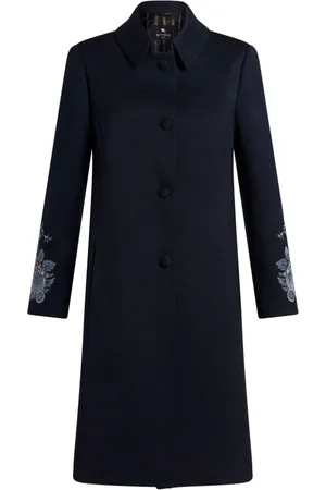 Etro Abrigo estilo gabardina bordado