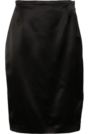 Saint Laurent Falda lápiz midi