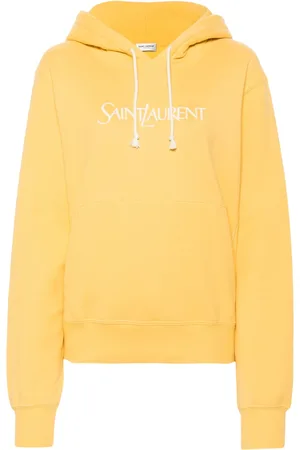 Saint Laurent Hoodie con logo estampado