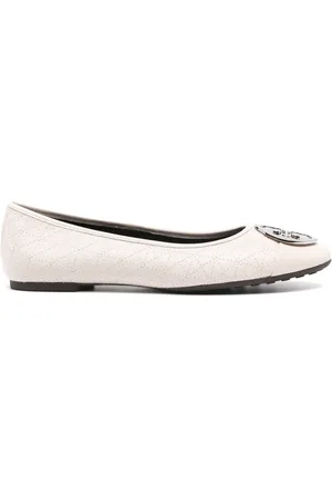 White tory burch flats hotsell