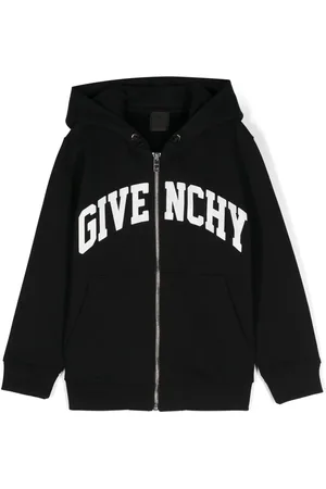 Givenchy Hoodie con cierre y logo estampado