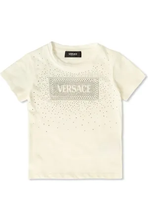 VERSACE Playera con aplique del logo