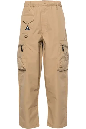 Izzue Pantalones cargo con logo estampado