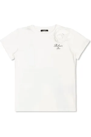 Balmain Playera con logo estampado
