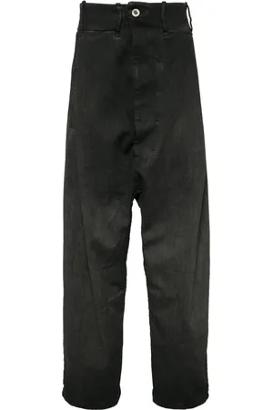 11 BY BORIS BIDJAN SABERI Pantalones con bolsillos y solapa