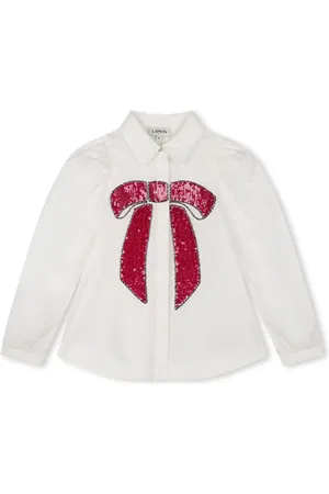 Lanvin Blusa de encaje bordada con lentejuelas