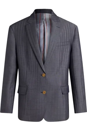 Etro Chamarra oversize con logo grabado