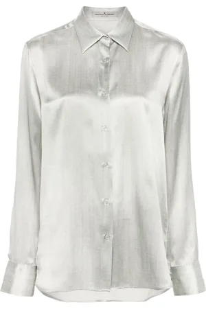 ERMANNO SCERVINO Camisa de seda con estampado de ondas