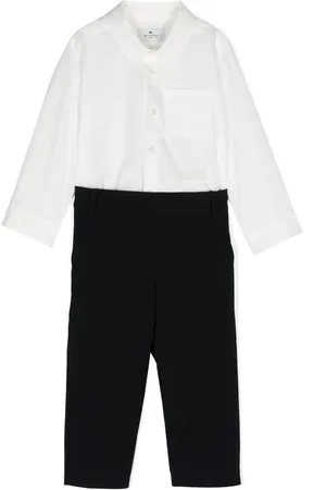 Etro Set de pantalones con motivo Pegaso