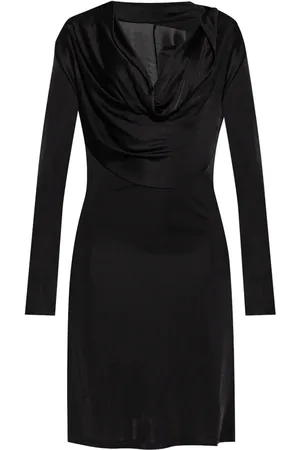 Helmut Lang Vestido con cuello desbocado