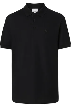 Burberry Playera tipo polo de piqué con monograma