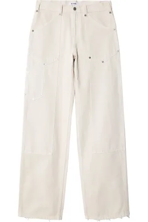 RE/DONE Jeans rectos con tiro medio