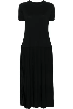 Maison Margiela Vestido largo con diseño plisado