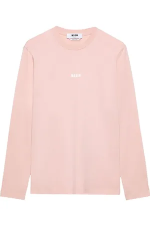Msgm Playera con logo estampado