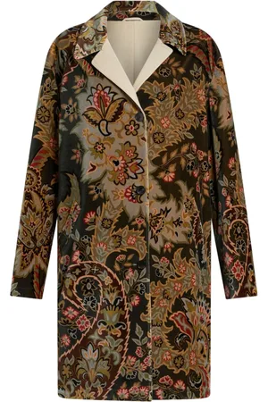 Etro Abrigo con estampado de cachemira
