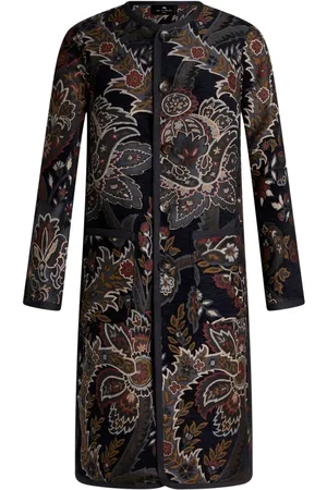 Etro Abrigo reversible con estampado de cachemira