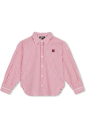 DKNY Camisa con rayas estampadas
