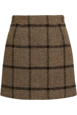 Patou Falda corta de tweed