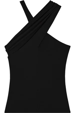 Courrèges Top con tiras cruzadas