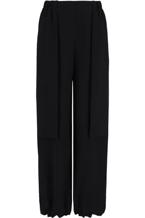 Giorgio Armani Pantalones rectos con pretina elástica