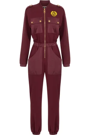 Elisabetta Franchi Jumpsuit con logo bordado