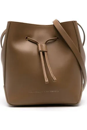 Brunello Cucinelli Bolsa bucket con cadena Monili