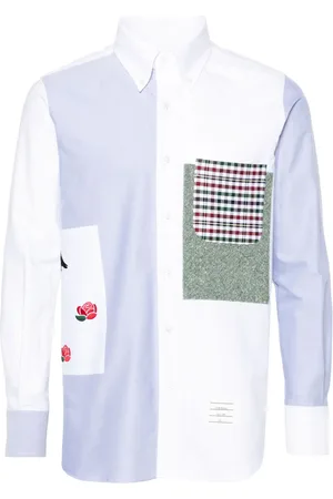 Thom Browne Camisa con diseño color block