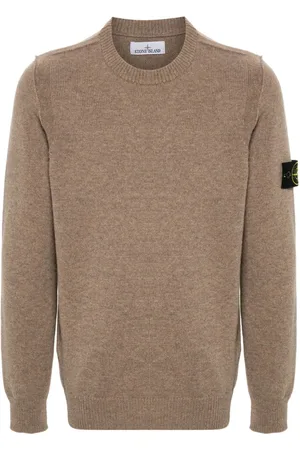 Stone Island Suéter de tejido fino con motivo Compass