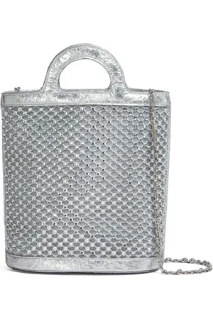 Marni Bolsa bucket metalizada