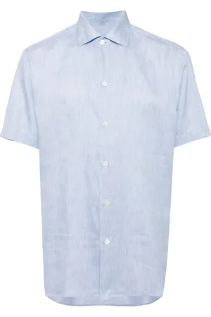 BRIONI Camisa con dobladillo curvo