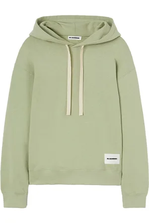 Jil Sander Hoodie con aplique del logo