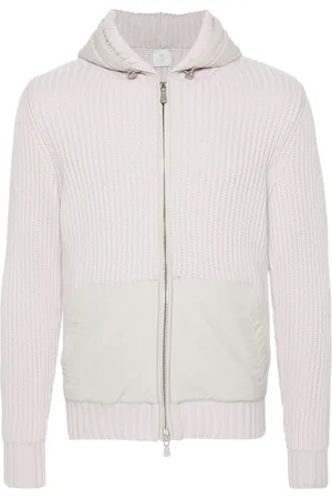 ELEVENTY Hoodie de canalé