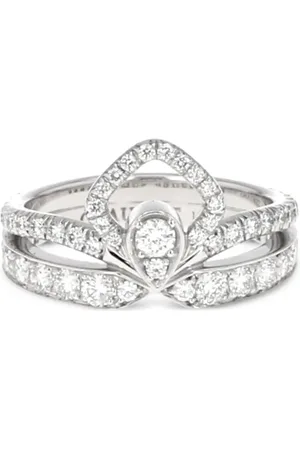 CHAUMET Anillo Joséphine Éclat Floral en oro de 18kt con diamantes 2000 pre-owned