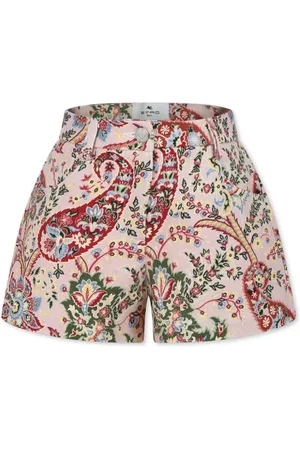 Etro Shorts con estampado de cachemira