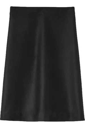 Jil Sander Falda midi con diseño acampanado