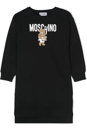 Moschino Vestido estilo sudadera con motivo Teddy Bear