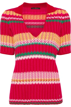 Carolina Herrera Playera tejida con cuello en V