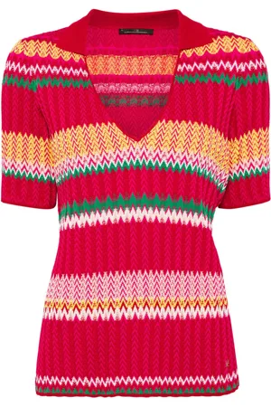 Carolina Herrera Playera tejida con cuello en V