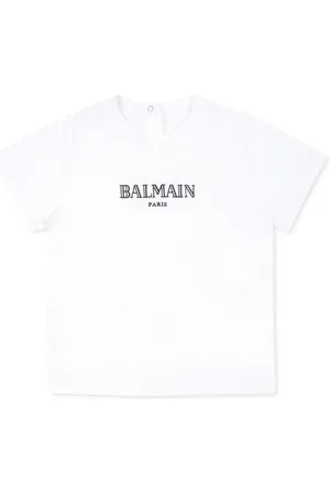 Balmain Playera con logo estampado