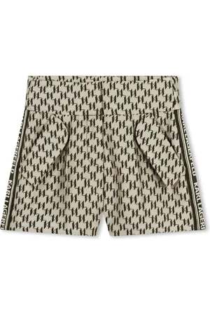 Karl Lagerfeld Shorts con monograma en jacquard