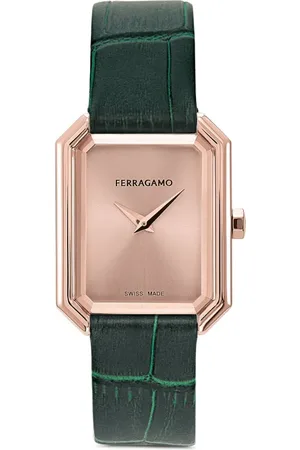 Salvatore Ferragamo Reloj Crystal Tank de 33.5mm