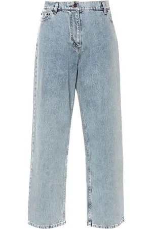 MAGDA BUTRYM Jeans rectos con efecto lavado