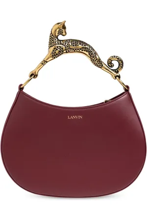 Lanvin Tote con asa esculpida y detalle de gato