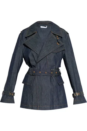 Helmut Lang Gabardina de mezclilla
